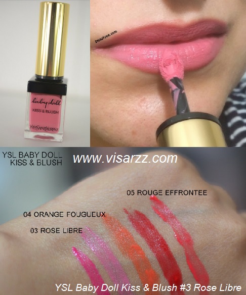 YSL Baby Doll Kiss & Blush #3 Rose Libre