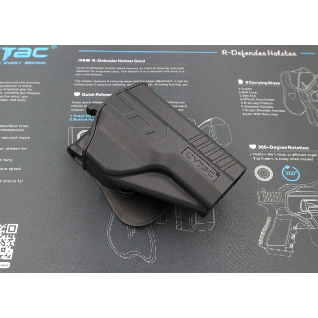 CYTAC thailand ซองพกนอก S&W M&P 9M 2.0,Girsan MC 28 SA (ปลดล็อคนิ้วโป้ง)