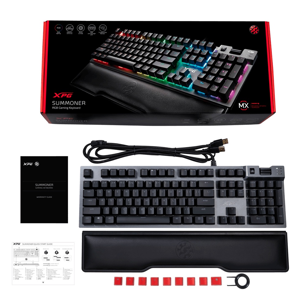 XPG SUMMONER Keyboard Gaming w/CHERRY MX Switches RGB lighting (THA/ENG)