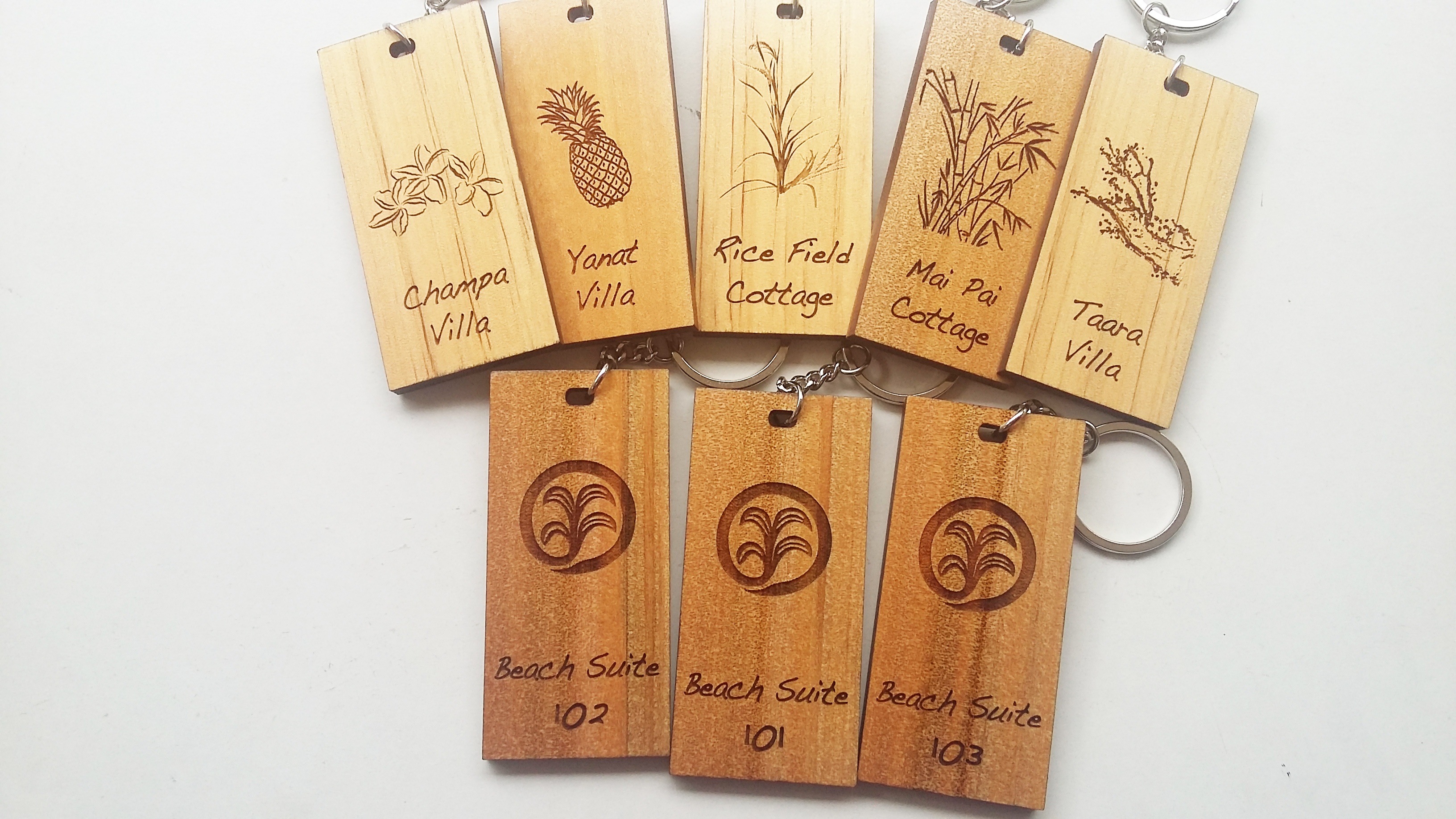 พวงกุญแจรีสอร์ท/โรงแรม/ห้องพัก