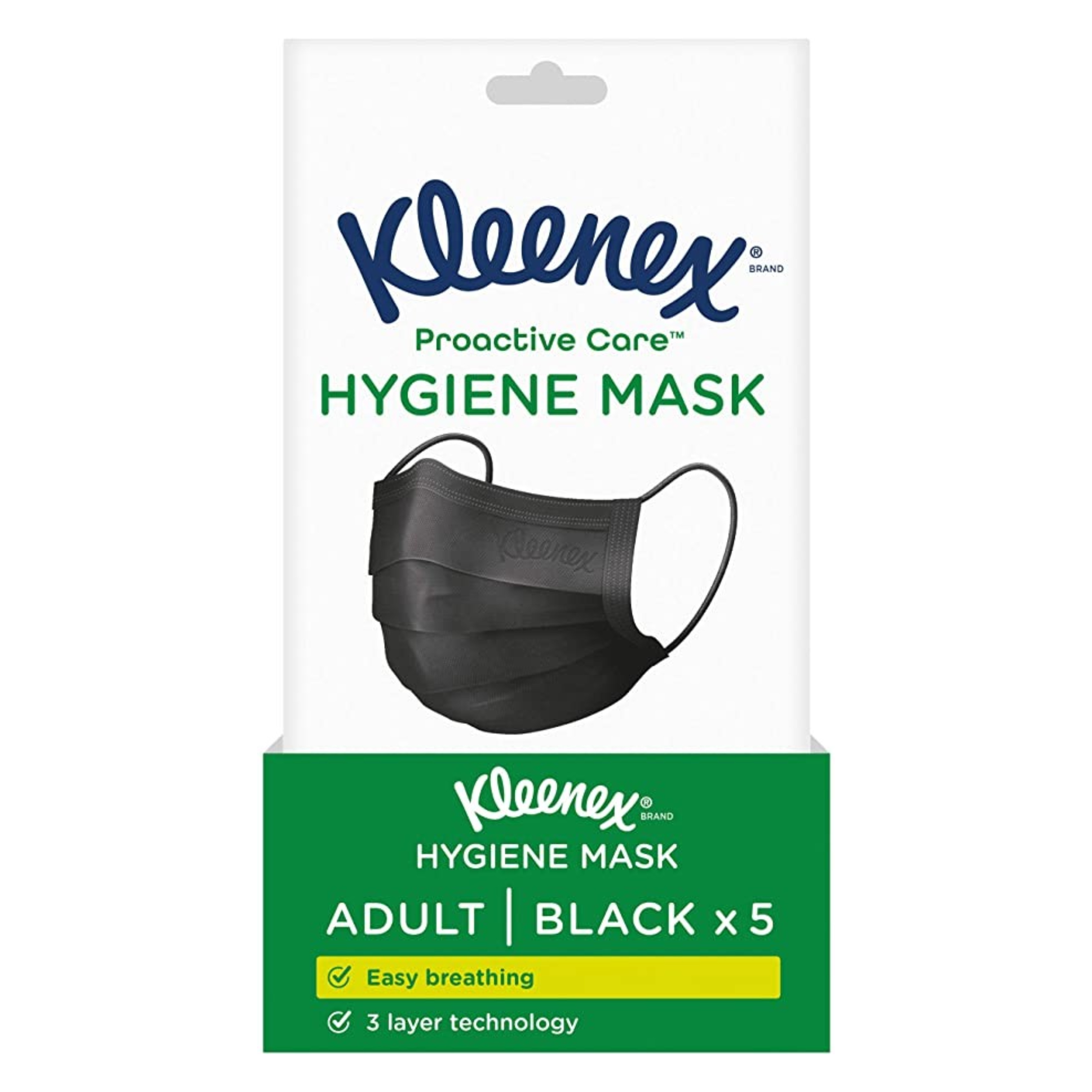 หน้ากากอนามัยสำหรับผู้ใหญ่ Kleenex Proactive Care Hygiene Mask (Pack of 5)