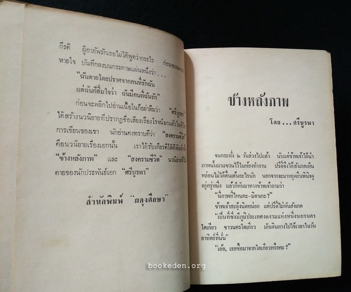 ข้างหลังภาพ