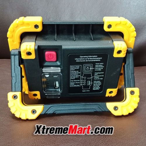 ไฟฉายสปอร์ตไลท์ LA&A 6003B สว่าง 750 ลูเมน 4400mAh LED Work Light 10W COB LED 3โหมด(ของแท้)
