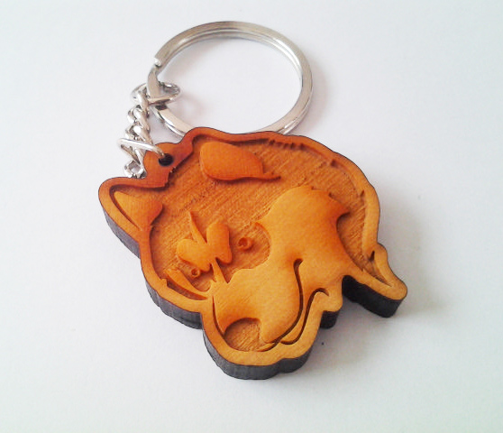 พวงกุญแจ หมาไซบีเรียน ฮัสกี้ แบบ 2