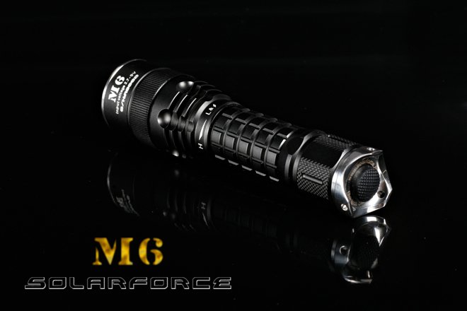 ไฟฉาย Solarforce M6 CREE XM-L (T6) high power output LED Flashlight