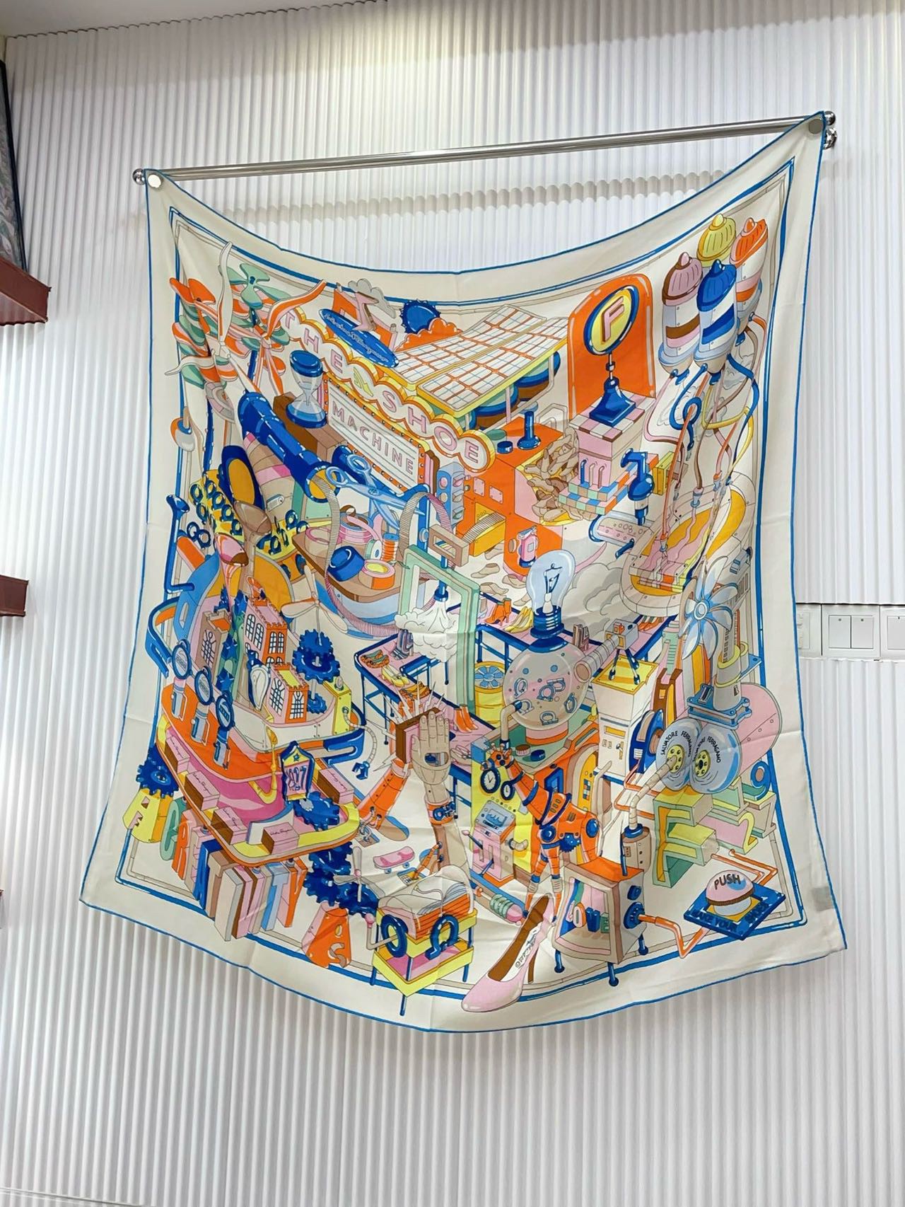 ผ้าพันคอ hm ผ้าคลุมไหล่ hm silk and cashmere scarf งานดีสุด