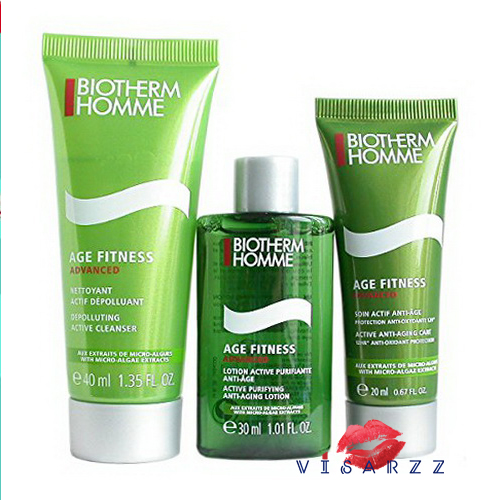 Biotherm Homme Age Fitness Advanced Giftset 3 Items เซทสุดคุ้มสำหรับคุณผู้ชาย ขจัดทุกปัญหาริ้วรอย ฟื้นบำรุงสภาพผิวให้ผิวของคุณพร้อมสู้รับวันใหม่อย่างสดใส