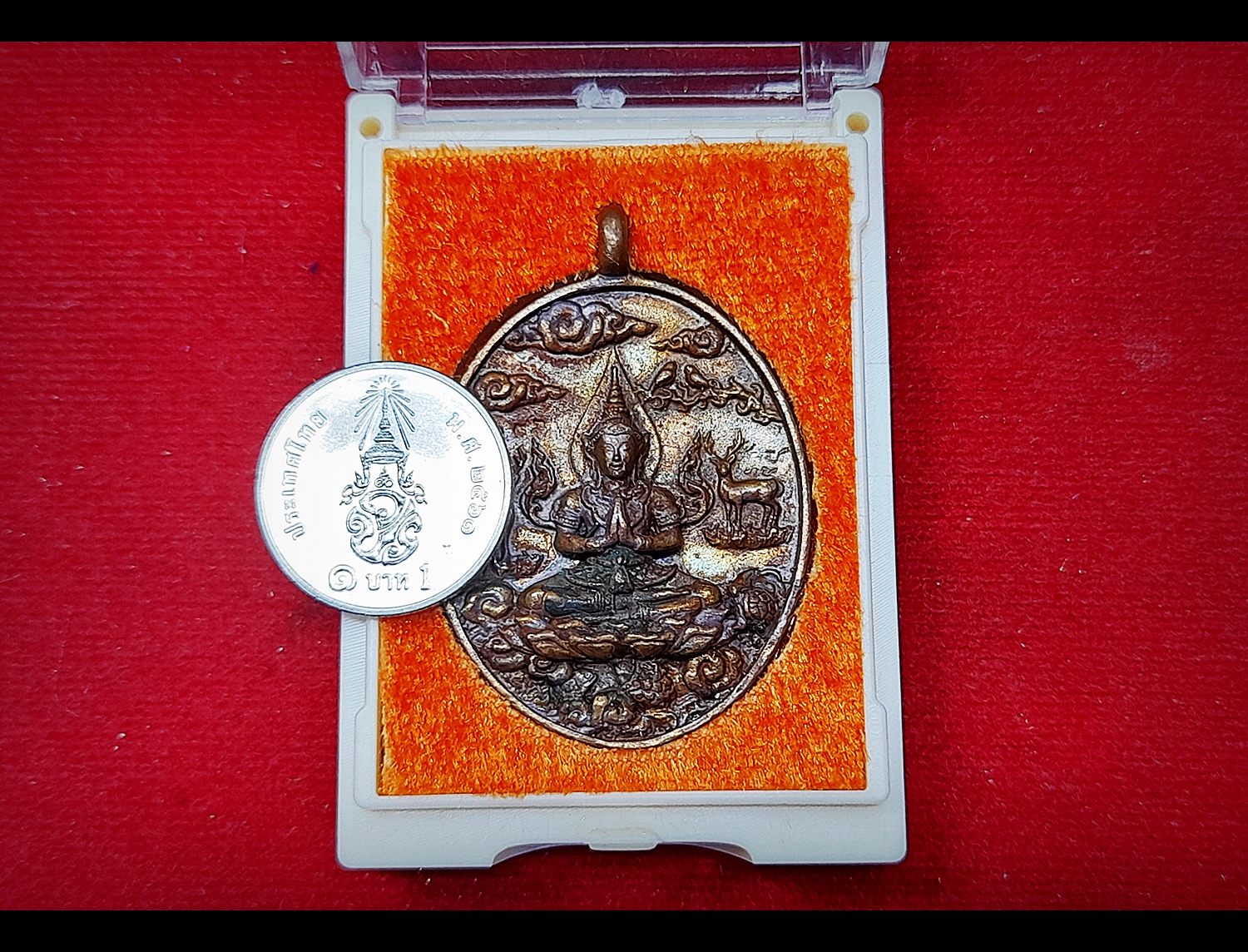 เหรียญ พระสังข์ เรียกเนื้อเรียกปลา เรียทรัพย์ เนื้อชนวน (ออกวัดปากคลองบางครก) ปี2560 - อาจารย์วิทย์ จันทร์หอม #รับประกันแท้