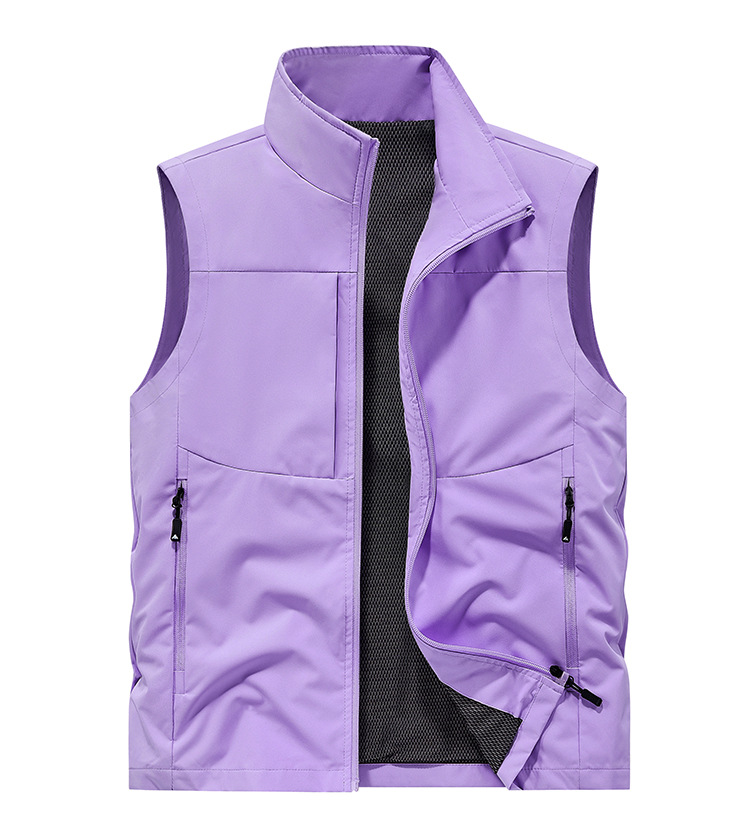 เสื้อกั๊กพิมพ์ลายหลายกระเป๋าสำหรับผู้ชายไซส์ใหญ่ในช่วงฤดูร้อนใหม่สำหรับผู้ชายและผู้หญิง เสื้อกั๊กถ่ายภาพกลางแจ้ง เสื้อกั๊กปีนเขา N6811006 สีภาพ S-6XL