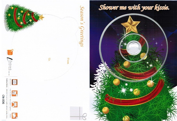CD Postcard โปสการ์ดสุขสันต์วันปีใหม่ วันคริสต์มาส