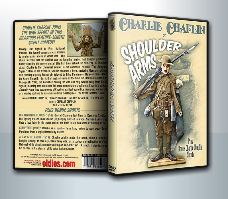 ชาลี แชปลิน ตอน กองพันทหารราบ 939 Shoulder Arms (1918) [พากย์อีสาน] ( 1 DVD )