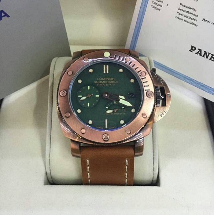 นาฬิกา panerai Luminor Submersible PowerReserve 47mm.(PAM507)Bronzo"Swiss"