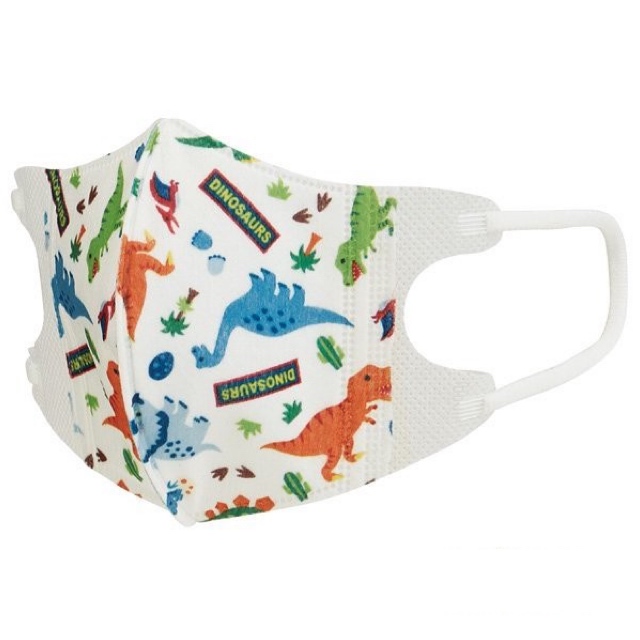 หน้ากากอนามัยสำหรับเด็กเล็ก Skater Dinosaurs 3D Mask for Children S (Pack of 5)