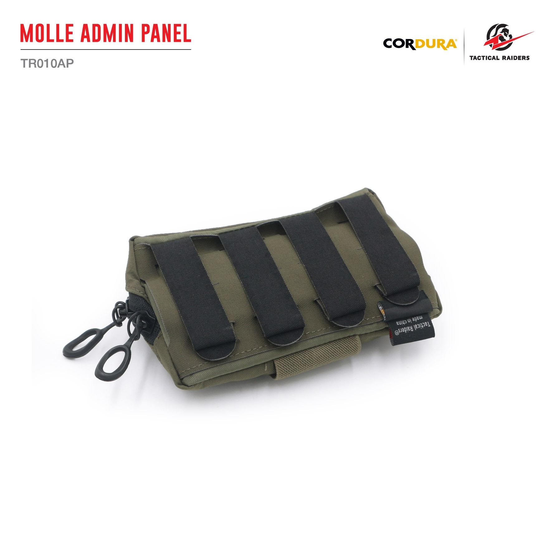 🇹🇭⫸ กระเป๋าเสริมติดเวส Molle Admin Panel [ TR010AP ] ( Tactical Rider )