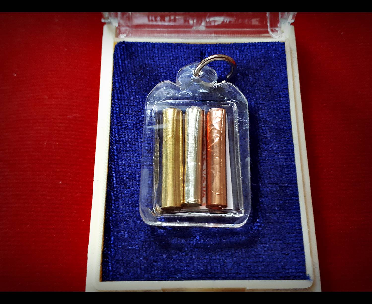 รูป หลวงพ่อกวย วัดโฆสิตาราม(วัดบ้านแค) เต็มองค์ หลัง ตะกรุดสามกษัตริย์ ปี2562 (พร้อมเลี่ยม) -- #พิธีดีมากดวงจิตหลวงพ่อกวยมาเสกให้เอง