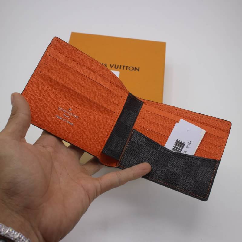 กระเป๋าสตางค์ l damier slender wallet ชาย ใบสั้น