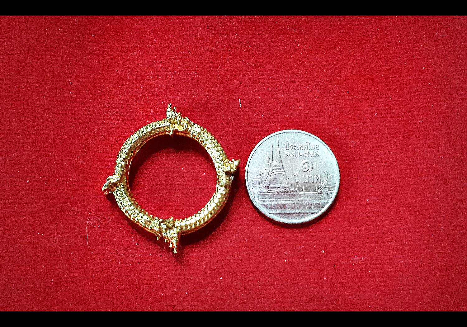 นาคบาศ (แหวน พวงกุญแจ สร้อยคอ) ปี2562 - หลวงพ่อเล็ก วัดท่าขนุน (อฐิษฐานจิต ณ วัดบ้านห้วยน้ำขาว)