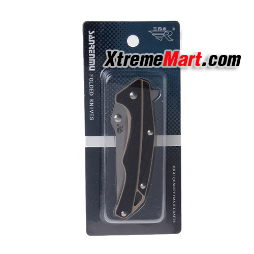 มีดพับ Sanrenmu 7076LUX-GHV Stainless Steel Folding Knife