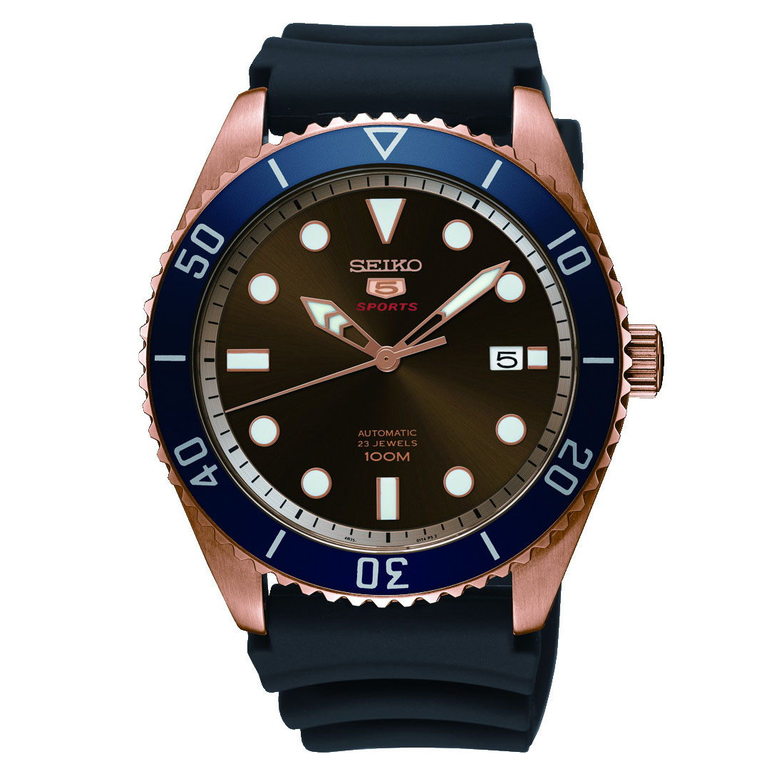 SEIKO 5 SPORTS MENS 23 JEWEL AUTOMATIC WATCH SRPB96J1 (MADE IN JAPAN)