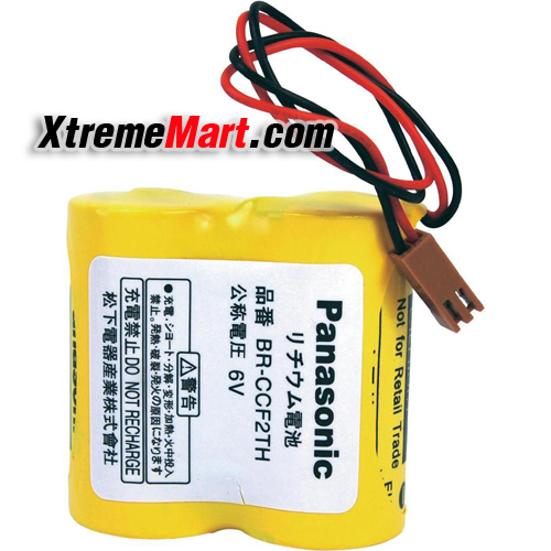 แบตเตอรี่ Panasonic BR-CCF2TH 6V 5000 mAh Lithium Battery (ขั้วสีน้ำตาล)