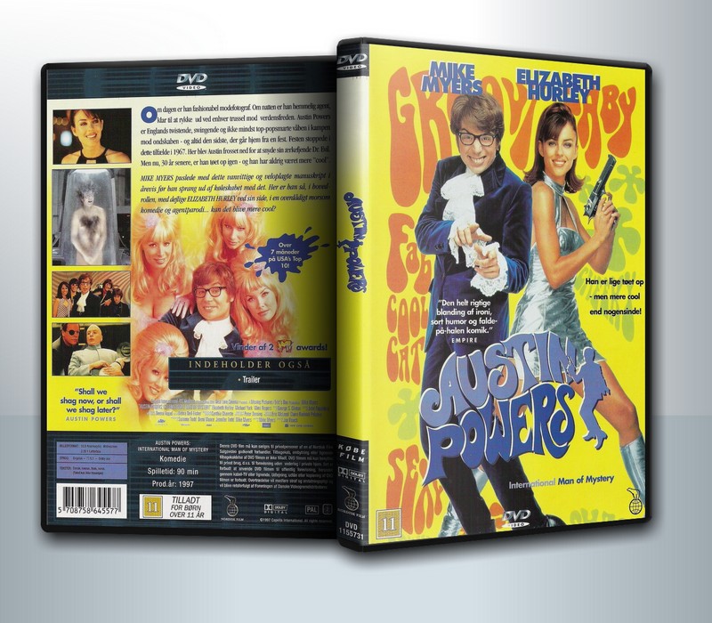 Austin Powers 1 ออสติน เพาเวอร์ International Man of Mystery พยัคฆ์ร้ายใต้สะดือ (1997) ( 1 DVD )