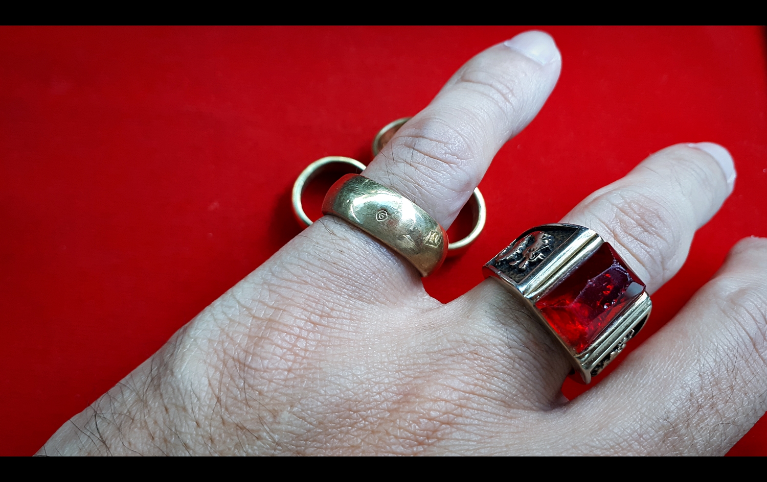 แหวน พระมหาจักรพรรดิ์ปราบมาร ปี2553 #รับประกันแท้ - หลวงปู่ศรี วัดป่ากุ้ง จ.ร้อยเอ็ด อฐิษฐานจิต ปลุกเสก