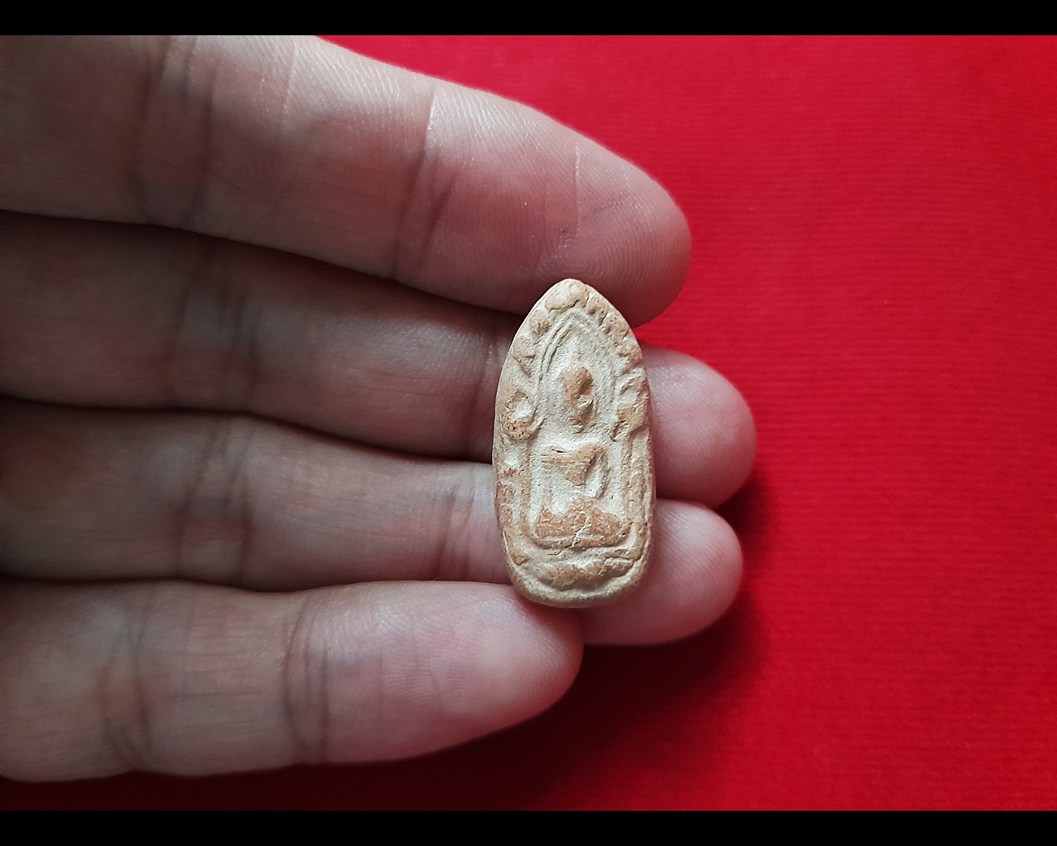 พระขุนแผน เนื้อดิน พิธีจตุรพิทพรชัย ปี2518 (#รับประกันแท้) - ทัน หลวงพ่อกวย วัดโฆสิตาราม ร่วมปลุกเสก