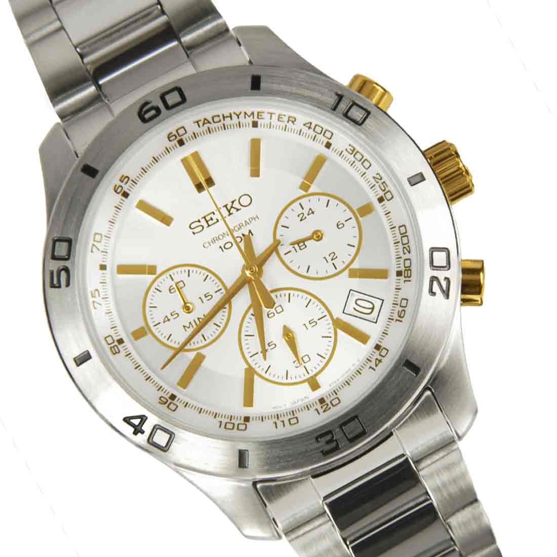 Seiko Chronograph Men's Quartz Watch SSB051P1