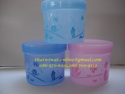 P07561 ขวดโหลลายผลไม้ใหญ่ สีหวาน เกรดเอ ราคาส่งต่อ 1 โหล:12 ใบ