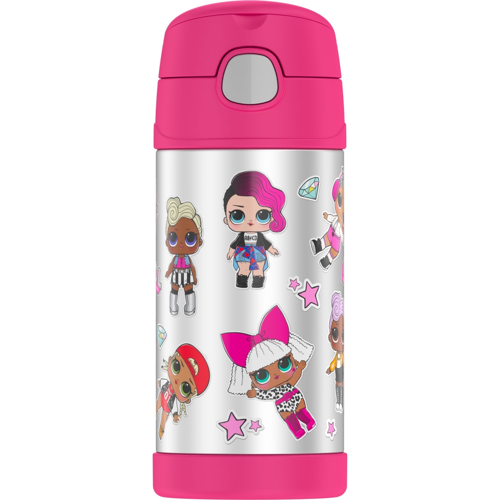 กระติกน้ำสเตนเลสรักษาอุณหภูมิ Thermos L.O.L Surprise! FUNtainer Vacuum Insulated Stainless Steel Bottle 12OZ