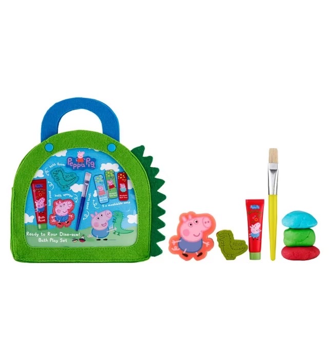 ชุดของเล่นในห้องน้ำสำหรับเด็ก Peppa Pig Ready to Roar Dine-saw! Bath Play Set