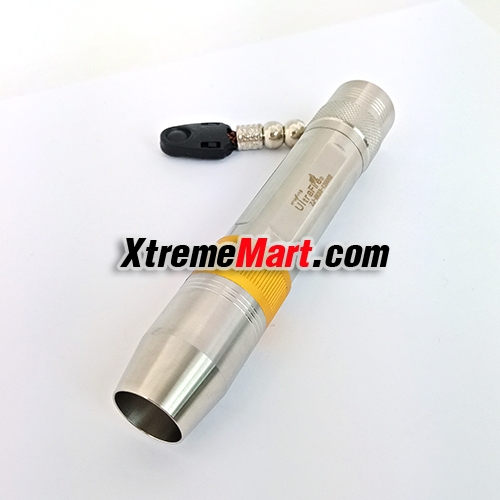 ไฟฉายส่องอัญมณี Ultrafire-BK53 12000W UV/Yellow Light Gem Jewelry Torch Jade Appraisal Flashlight (Silver)