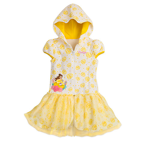 เสื้อคลุมว่ายน้ำ Belle Swim Cover-Up for Girls จาก Disneystore อเมริกา ไซส์ S(5/6)
