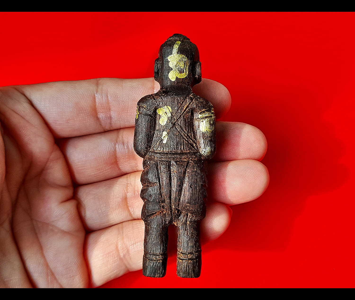 กุมาร เนื้อไม้ตะเคียนแท้ (สูง3นิ้ว) ปี2564 #ปลุกเสกแล้ว #รับประกันแท้ - หลวงพ่อสมศักดิ์ วัดการเปรียญ จ.ชัยนาท