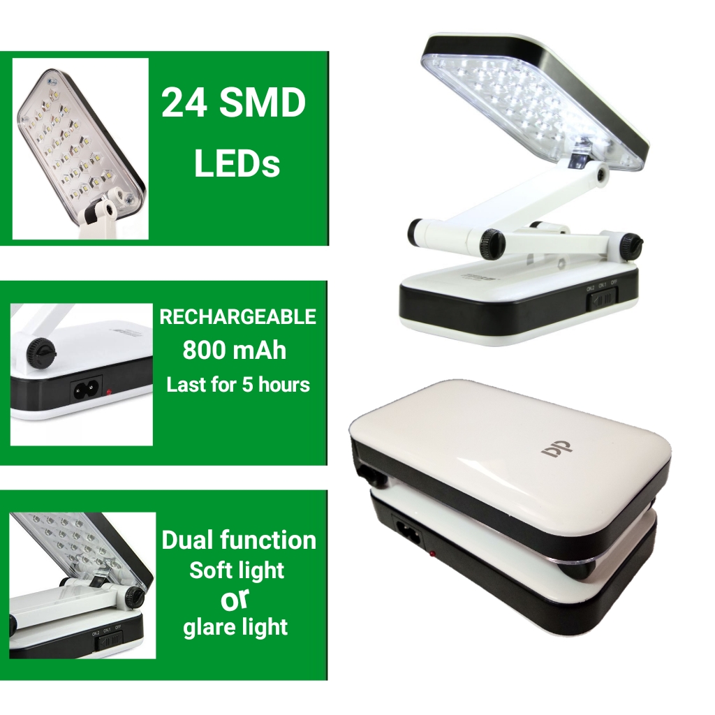 DESK LAMP โคมไฟตั้งโต๊ะชาร์จไฟในตัว รุ่นLED-666