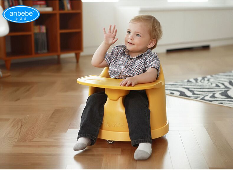 เก้าอี้รับประทานอาหารขนาดใหญ่พิเศษ Anbebe Jumbo Baby Seat & Tray (Green)