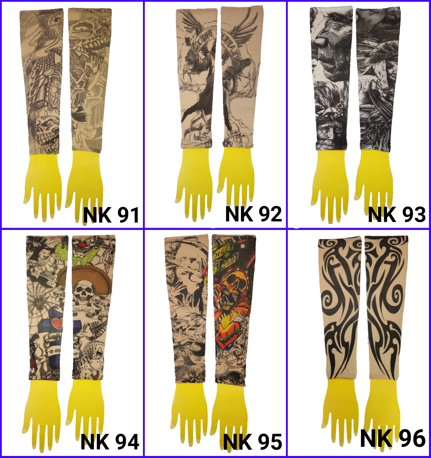 ปลอกแขนลายสัก ปลอกแขนลายแทททู ปลอกแขนมีลาย