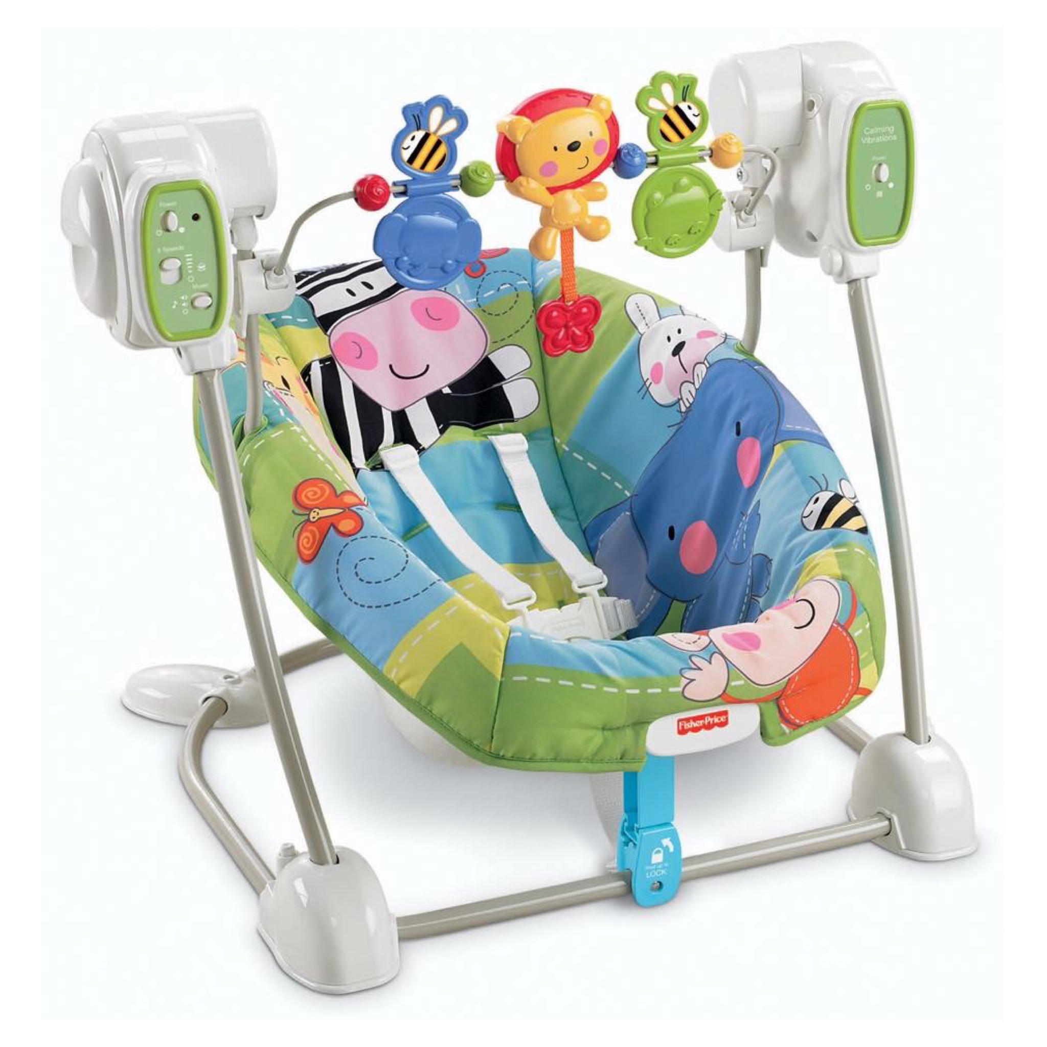 เปลไกวสั่นและโยกสวิงอัตโนมัติ Fisher-Price Space Saver Swing and Seat (Discover 'n Grow)