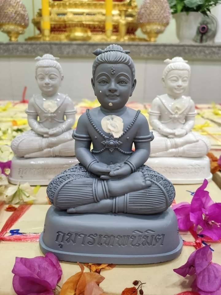 รูปหล่อ กุมารเทพนิมิต รุ่น1 (ขนาดหน้าตัก 4.5นิ้ว) เนื้อปูนแข็งผสมมวลสาร ปี2564 #รับประกันแท้