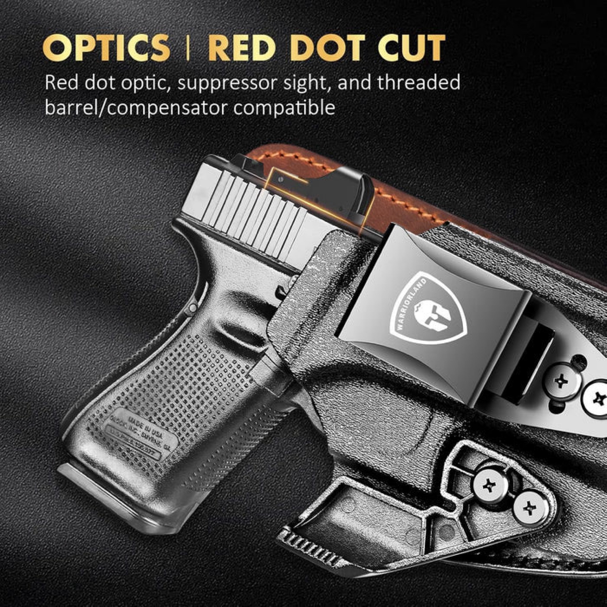 🇹🇭⫸ ซองพกใน Kydex + หนัง G19/G17 (WARRIORLAND)