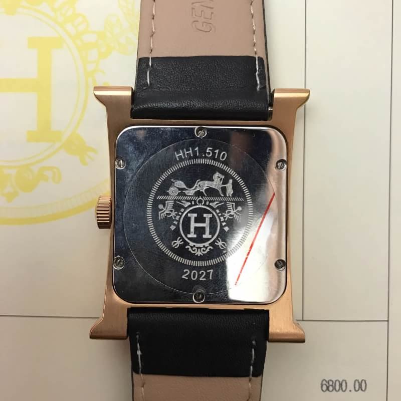 นาฬิกา hm heure h men watch ผู้ชาย สายหนัง