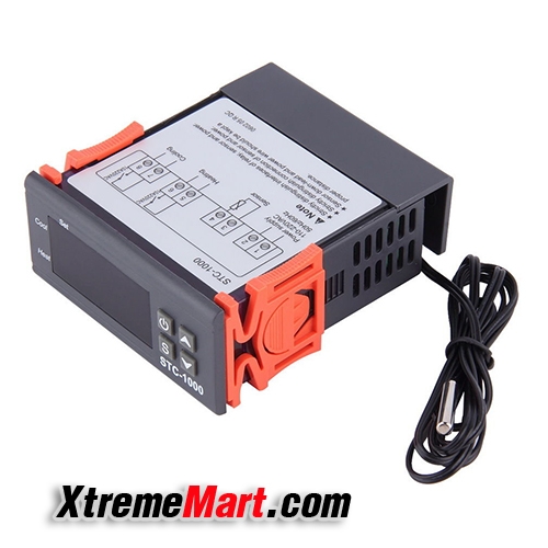 เครื่องควบคุมอุณหภูมิ STC-1000 Temperature Controller Thermostat Aquarium STC1000 Incubator Cold