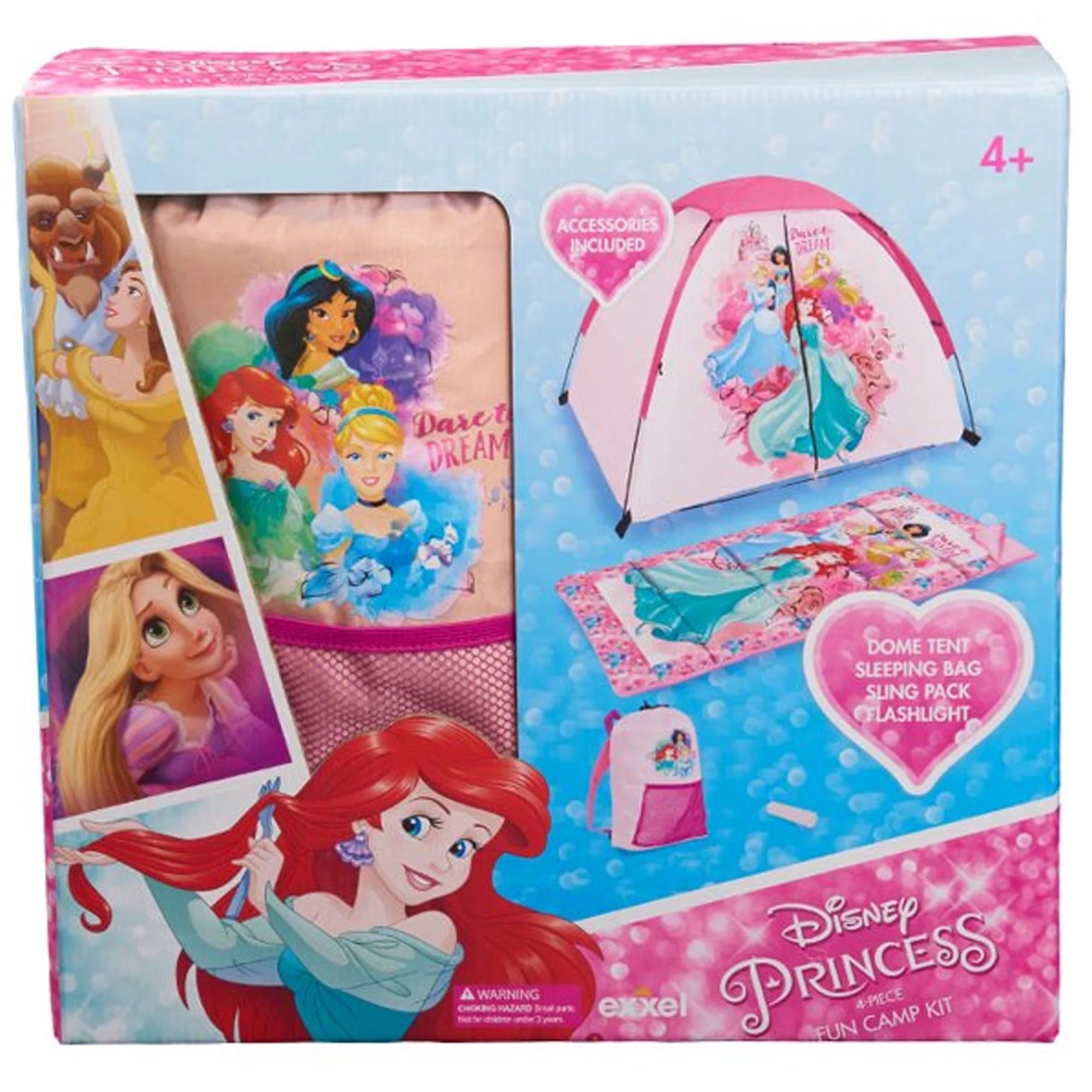 เต็นท์แคมปิ้งพร้อมอุปกรณ์สำหรับเด็ก Disney Princess Fun Camp Kit