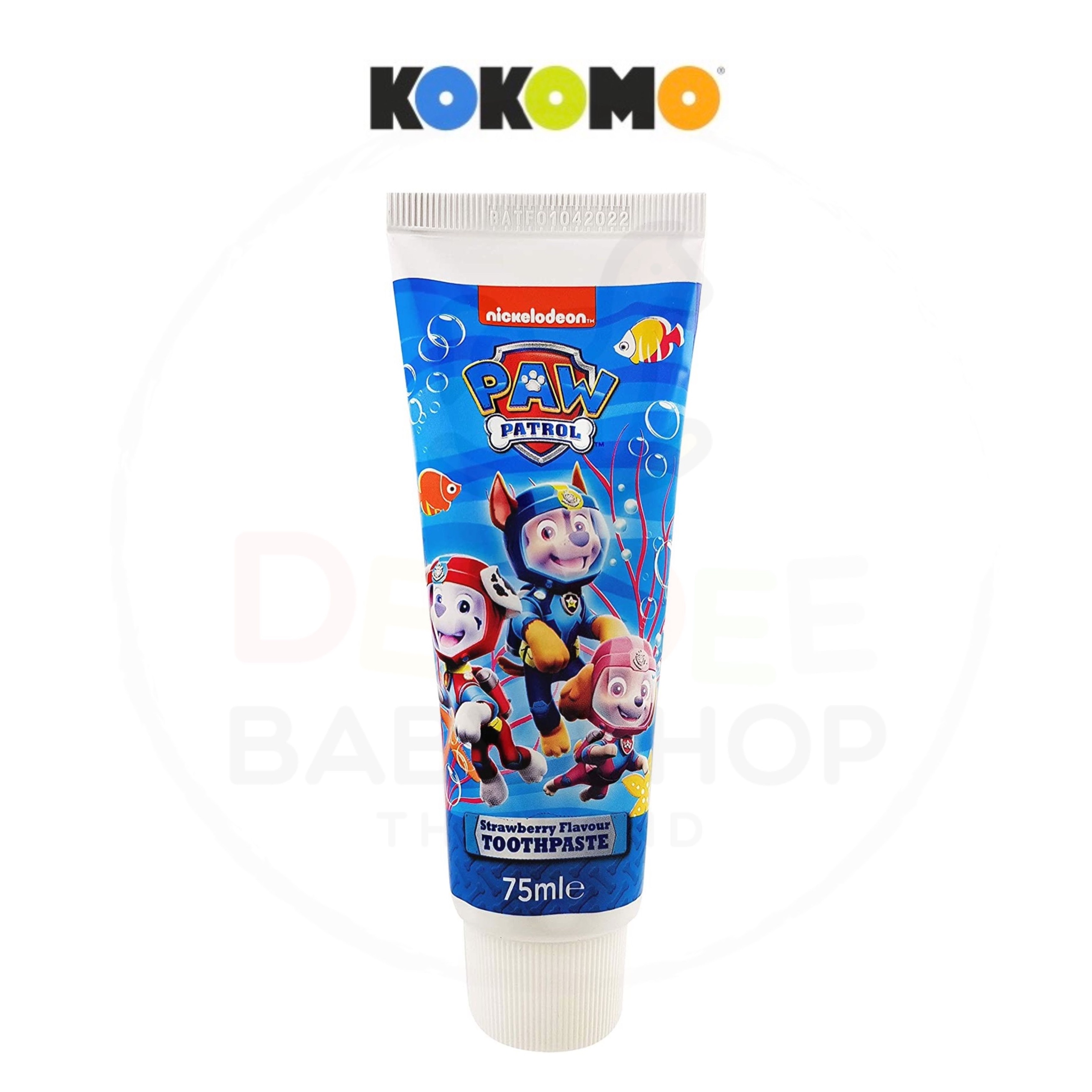 ยาสีฟันผสมฟลูออไรด์สำหรับเด็ก KOKOMO Paw Patrol Fluoride Toothpaste