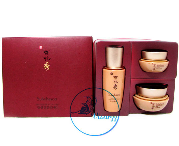 Sulwhasoo Time Treasure Ex Kit 3 Items ชุดบำรุงริ้วรอยตัว Top ของเคาเตอร์ ช่วยให้ใบหน้าอ่อนเยาว์