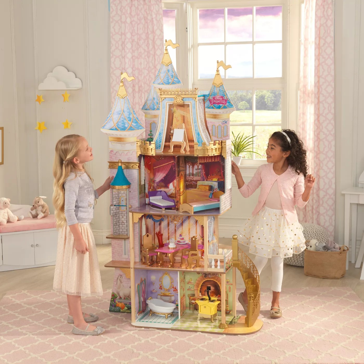 บ้านตุ๊กตาทรงปราสาทเจ้าหญิง KidKraft Disney Princess Royal Celebration Dollhouse