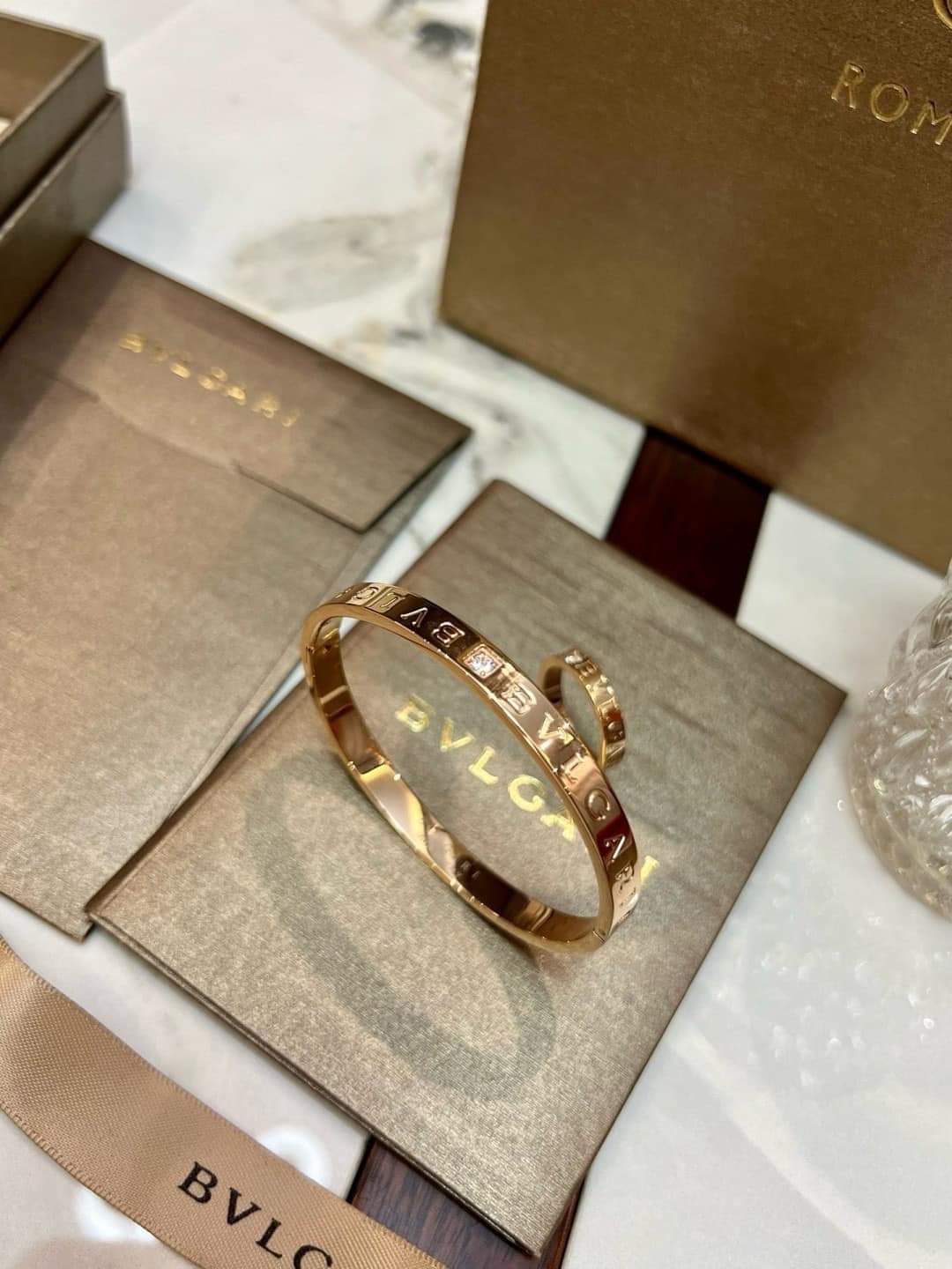 BVLGARI BRACELET & RING SET (แอดไลน์ก่อนสั่งซื้อ)