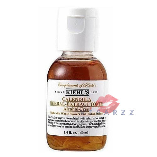 (Tester เคาท์เตอร์ไทย 40mL) Kiehl's Calendula Herbal-Extract Toner Alcohol-Free โทนเนอร์สำหรับผิวมันผิวธรรมดา ทรงประสิทธิภาพสูตรไร้แอลกฮอลล์ โทนเนอร์สูตรไร้แอลกอฮอล์ ช่วยปลอบประโลมและปรับสภาพ ให้ผิวนุ่มและมีความรู้สึกผ่อนคลายหลังใช้