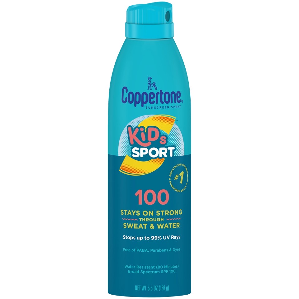 สเปรย์กันแดดสำหรับเด็ก Coppertone Kids Sport SPF100 Sunscreen Spray