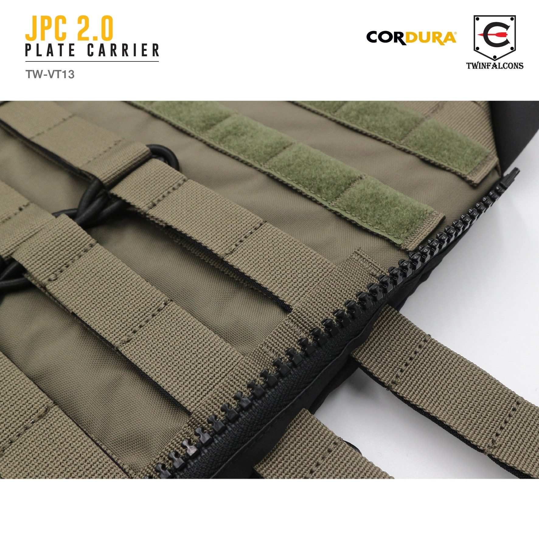เสื้อเกราะ JPC 2.0 Plate Carrier ( Twinfalcons ) [ TW-VT13 ] (K4100)